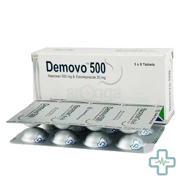 Demovo 20 mg + 500 mg Tablet — Esomeprazole + Naproxen
