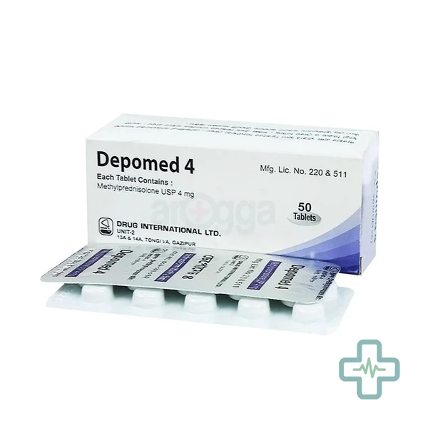 Depomed 4 4 mg Tablet — Methylprednisolone