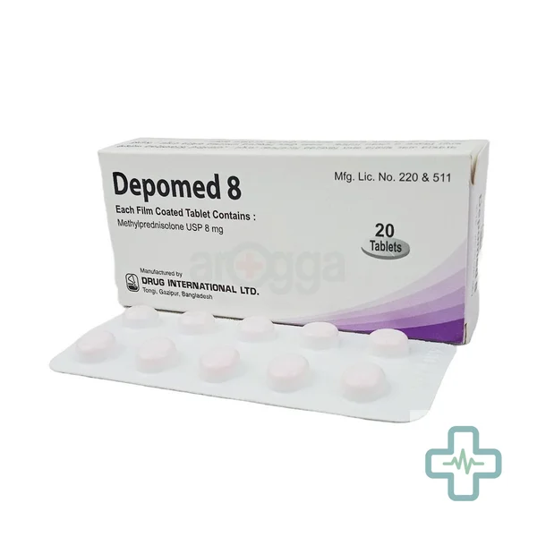 Depomed 8 8 mg Tablet — Methylprednisolone