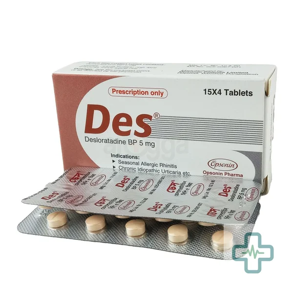 Des 5 mg Tablet — Desloratadine