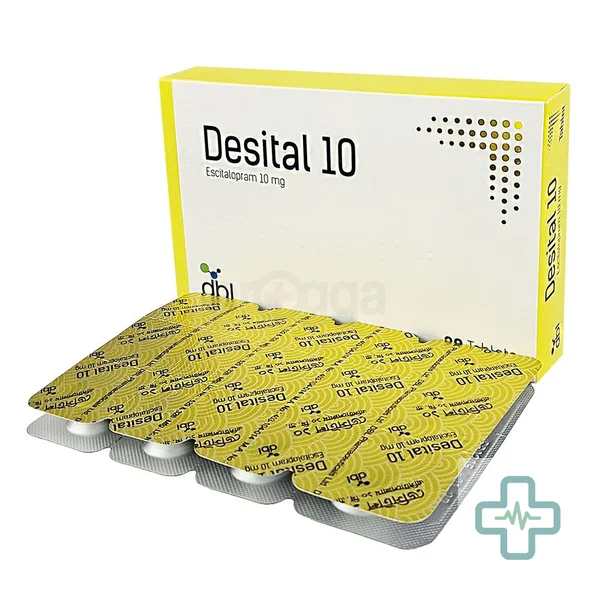 Desital 10 10 mg Tablet — Escitalopram