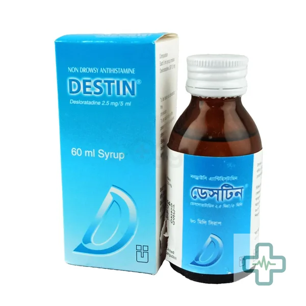 Destin 2.5 mg/5 ml Syrup — Desloratadine