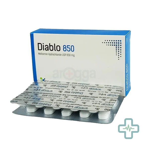 Diablo 850 850 mg Tablet — Metformin Hydrochloride
