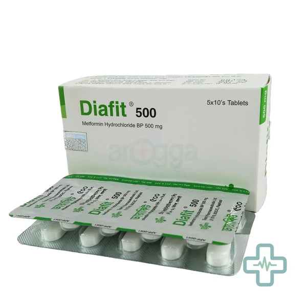 Diafit 500 500 mg Tablet — Metformin Hydrochloride