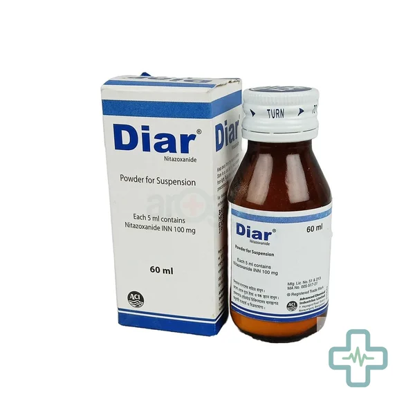 Diar 100 mg/5 ml Powder For Suspension — Nitazoxanide