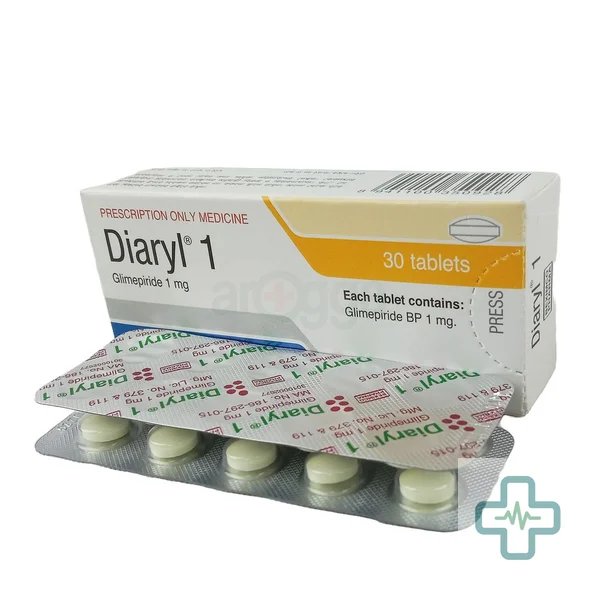Diaryl 1 mg Tablet — Glimepiride