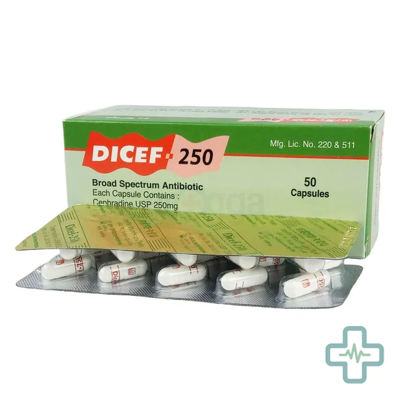 Dicef 250 mg Capsule — Cephradine