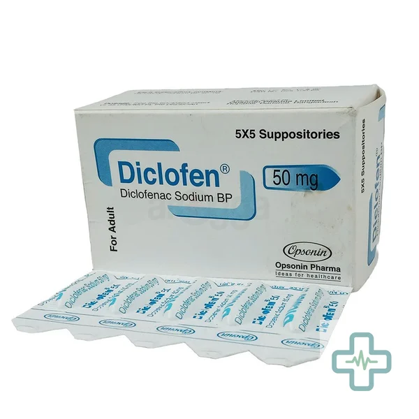 Diclofen 50 mg Suppository — Diclofenac Sodium