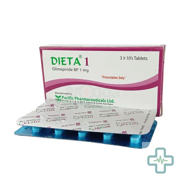 Dieta 1 mg Tablet — Glimepiride