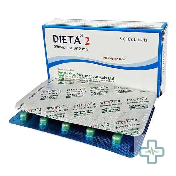 Dieta 2 mg Tablet — Glimepiride