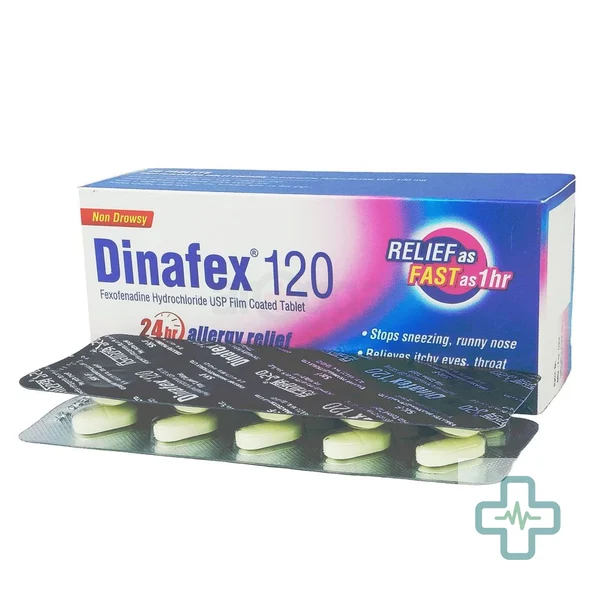 Dinafex 120 mg Tablet — Fexofenadine Hydrochloride