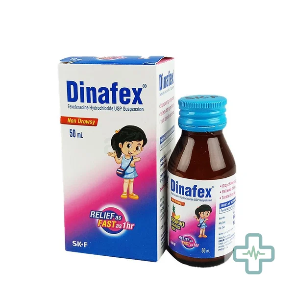 Dinafex 30 mg/5 ml Suspension — Fexofenadine Hydrochloride
