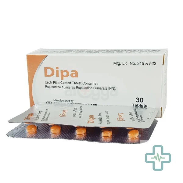 Dipa 10 mg Tablet — Rupatadine