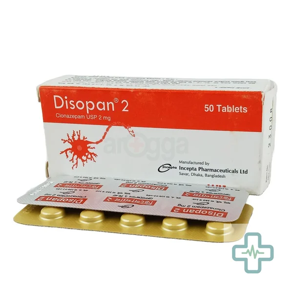 Disopan 2 mg Tablet — Clonazepam