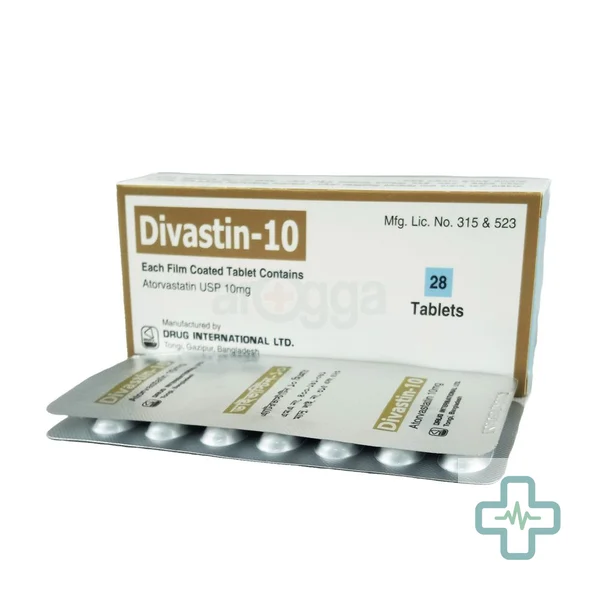 Divastin 10 mg Tablet — Atorvastatin