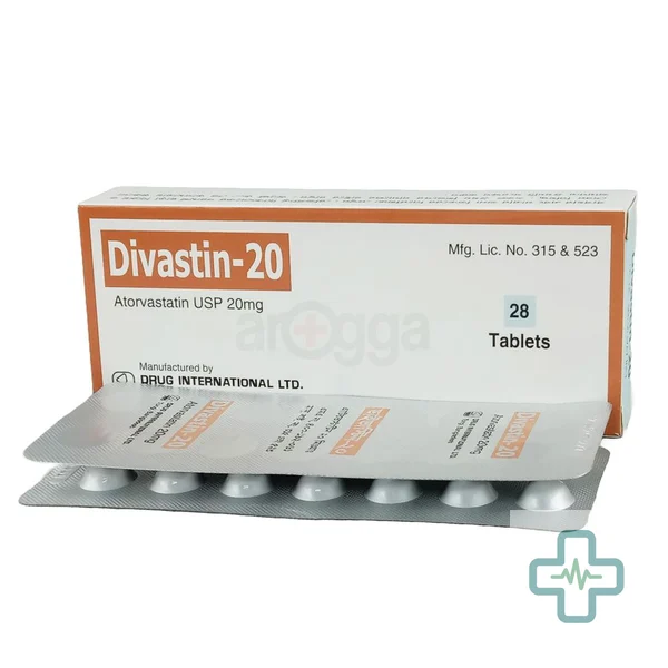 Divastin 20 mg Tablet — Atorvastatin