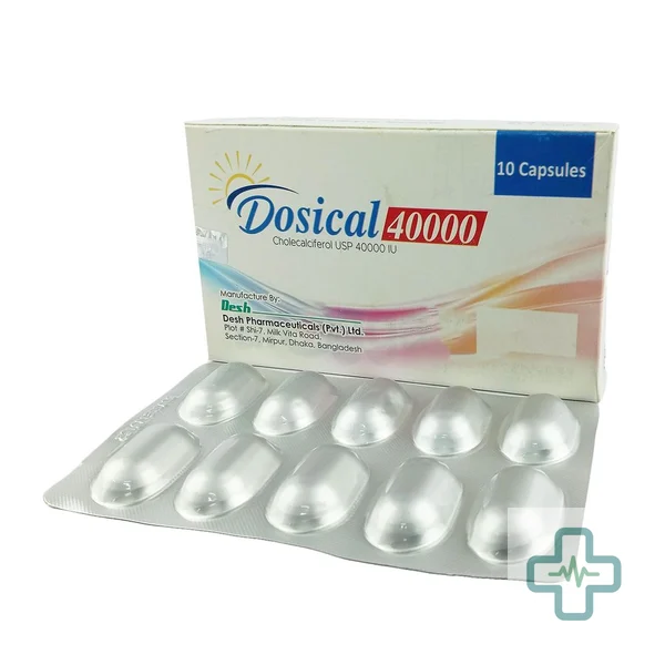 Dosical 40000 iu Capsule — Cholecalciferol (Vitamin D3)