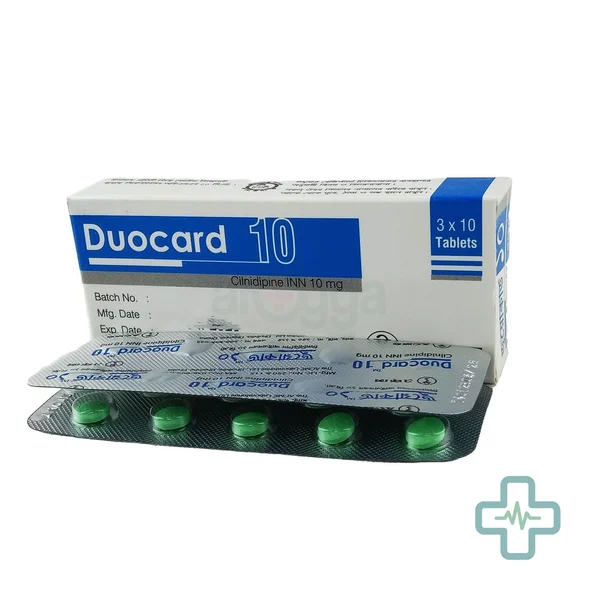 Duocard 10 10 mg Tablet — Cilnidipine