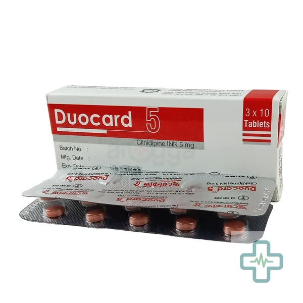 Duocard 5 5 mg Tablet — Cilnidipine