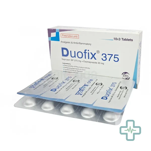 Duofix 375 20 mg + 375 mg Tablet — Esomeprazole + Naproxen