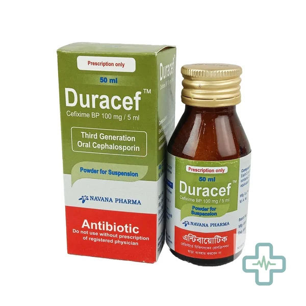 Duracef 100 mg/5 ml Powder For Suspension — Cefixime