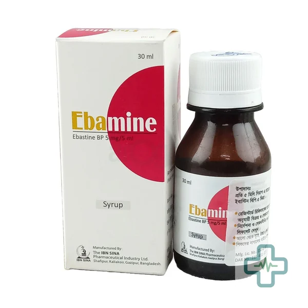 Ebamine 5 mg/5 ml Syrup — Ebastine
