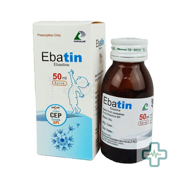 Ebatin 5 mg/5 ml Syrup — Ebastine