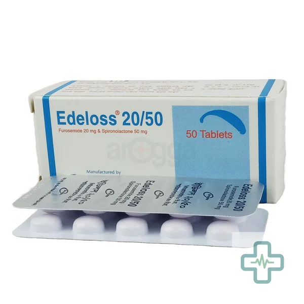 Edeloss 20/50 20 mg + 50 mg Tablet — Frusemide + Spironolactone