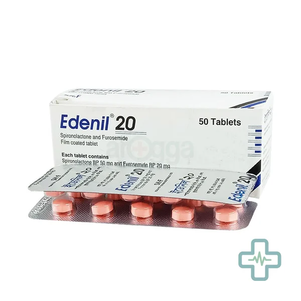 Edenil 20 mg + 50 mg Tablet — Frusemide + Spironolactone