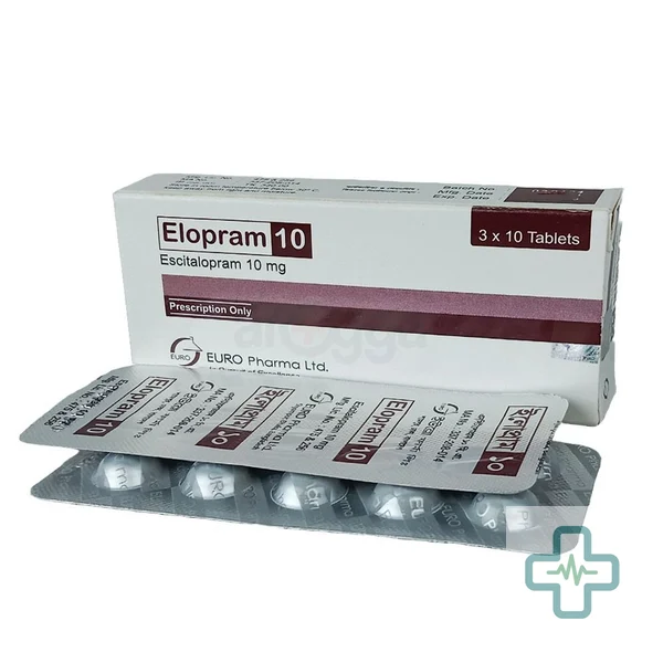 ELOPRAM 10 10 mg Tablet — Escitalopram