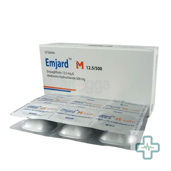 Emjard M 12.5/500 12.5 mg + 500 mg Tablet — Empagliflozin + Metformin Hydrochloride