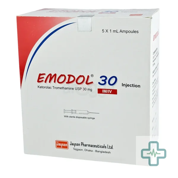 Emodol 30 mg/ml Injection — Ketorolac Tromethamine