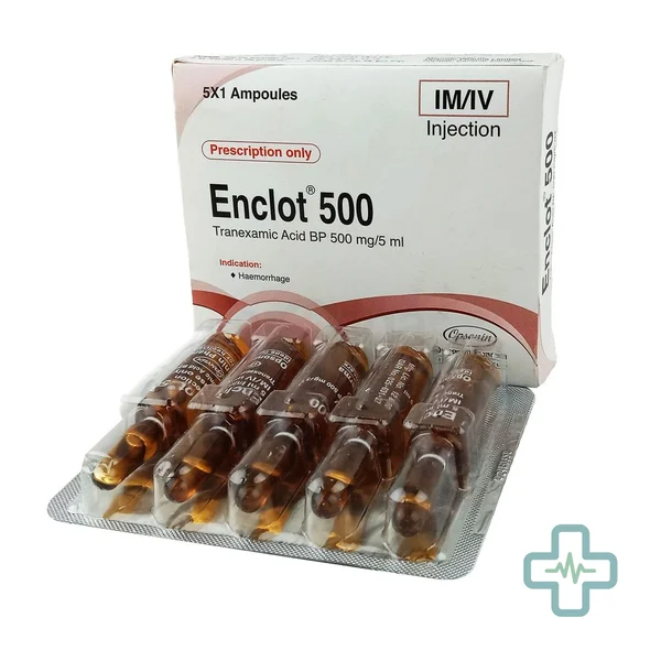 Enclot 500 mg/5 ml Injection — Tranexamic Acid