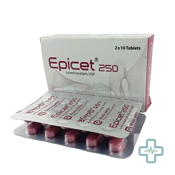 Epicet 250 250 mg Tablet — Levetiracetam