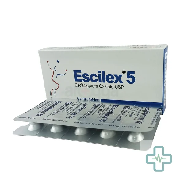 Escilex 5 5 mg Tablet — Escitalopram