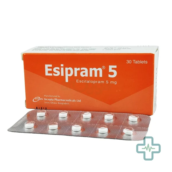 Esipram 5 mg Tablet — Escitalopram