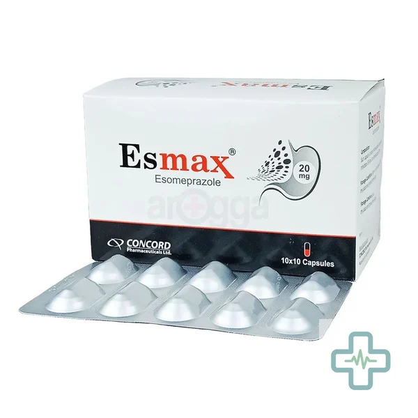 Esmax 20 mg Capsule — Esomeprazole