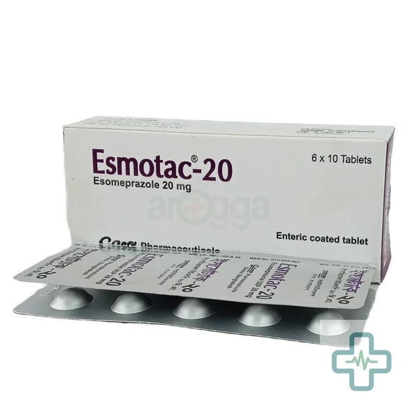 Esmotac 20 mg Tablet — Esomeprazole