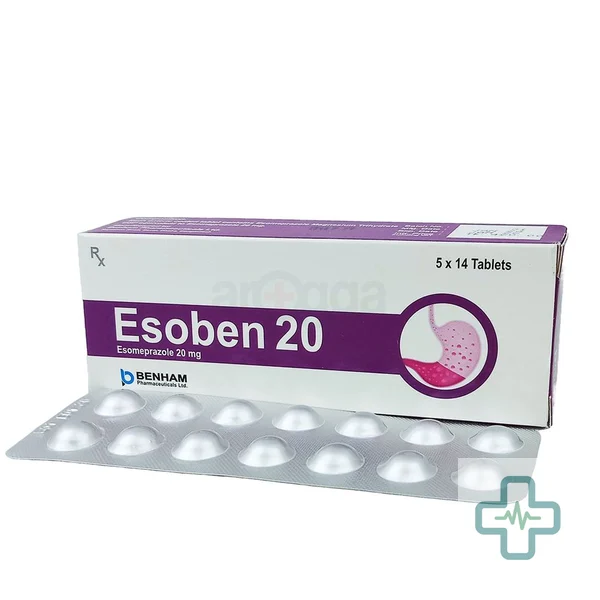 Esoben 20 20 mg Tablet — Esomeprazole