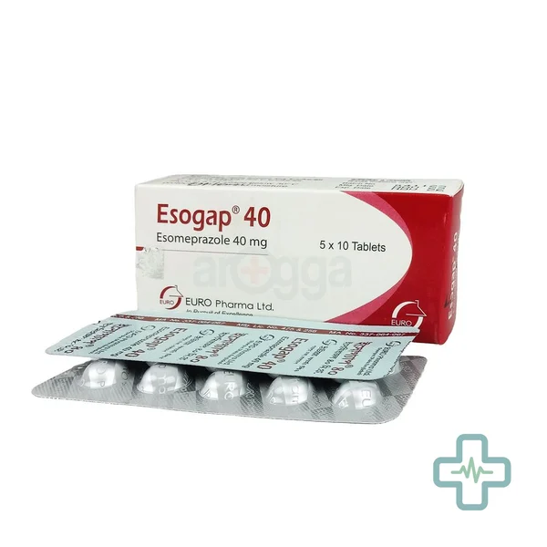 Esogap 40 mg Tablet — Esomeprazole