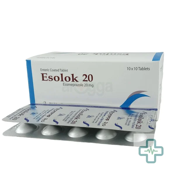 Esolok 20 mg Tablet — Esomeprazole