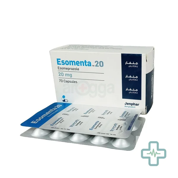 Esomenta 20 mg Capsule — Esomeprazole