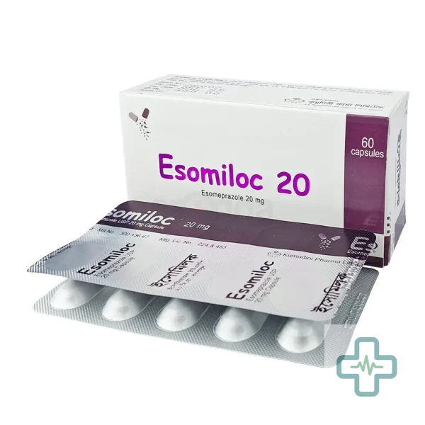 Esomiloc 20 20 mg Capsule — Esomeprazole