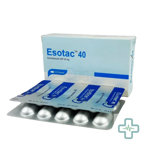 Esotac 40 mg Tablet — Esomeprazole