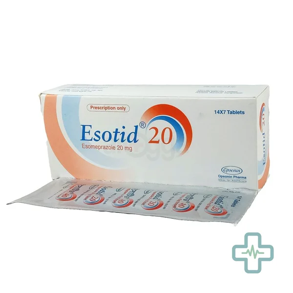 Esotid 20 mg Tablet — Esomeprazole