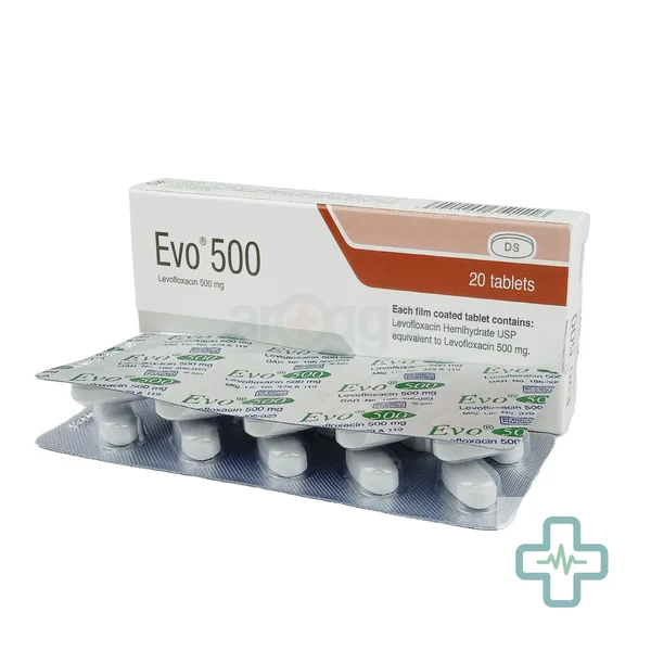 Evo 500 mg Tablet — Levofloxacin