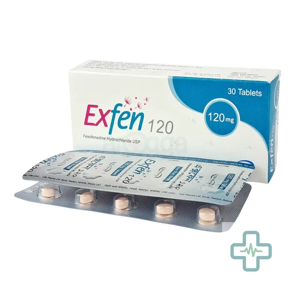 Exfen 120 120 mg Tablet — Fexofenadine Hydrochloride