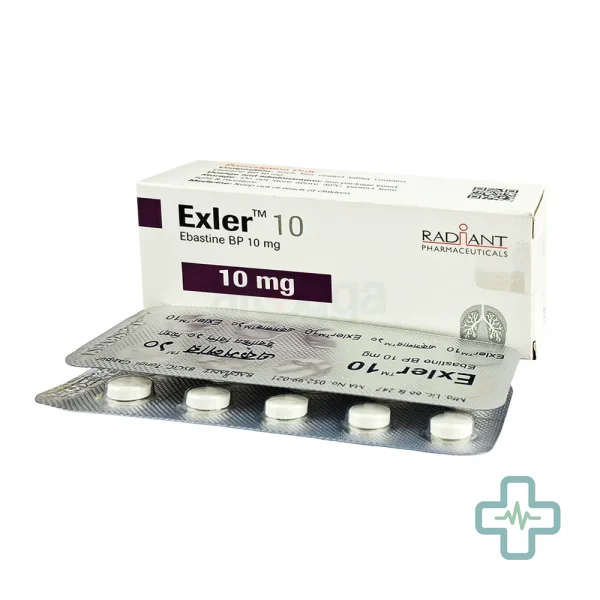 Exler 10 mg Tablet — Ebastine