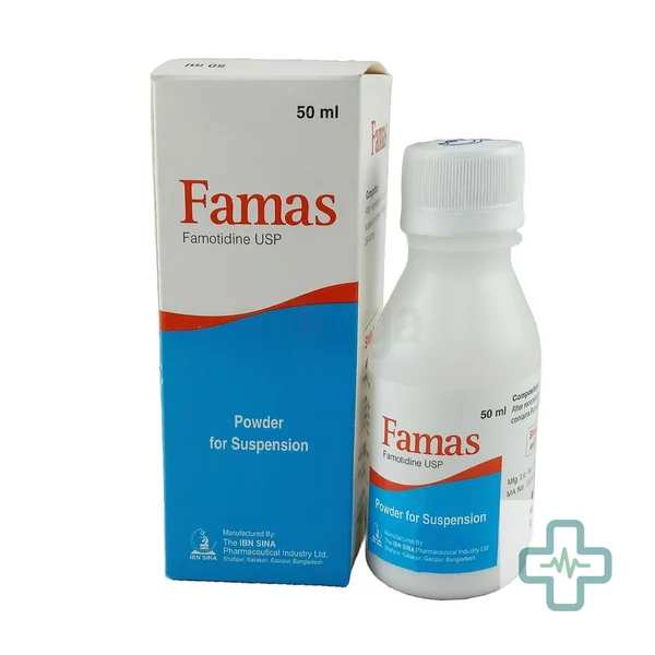 Famas 40 mg/5 ml Powder For Suspension — Famotidine