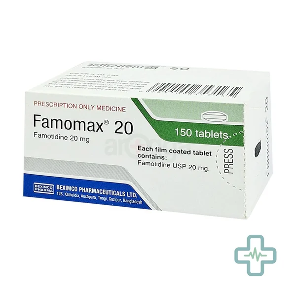 Famomax 20 20 mg Tablet — Famotidine